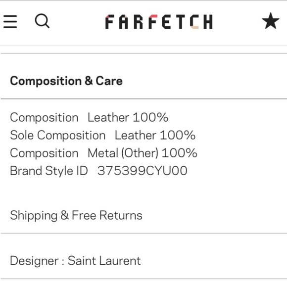 SAINT LAURENT Leather Stud-Embellished Paris Pumps Size 40.5 - Picture 13 of 14